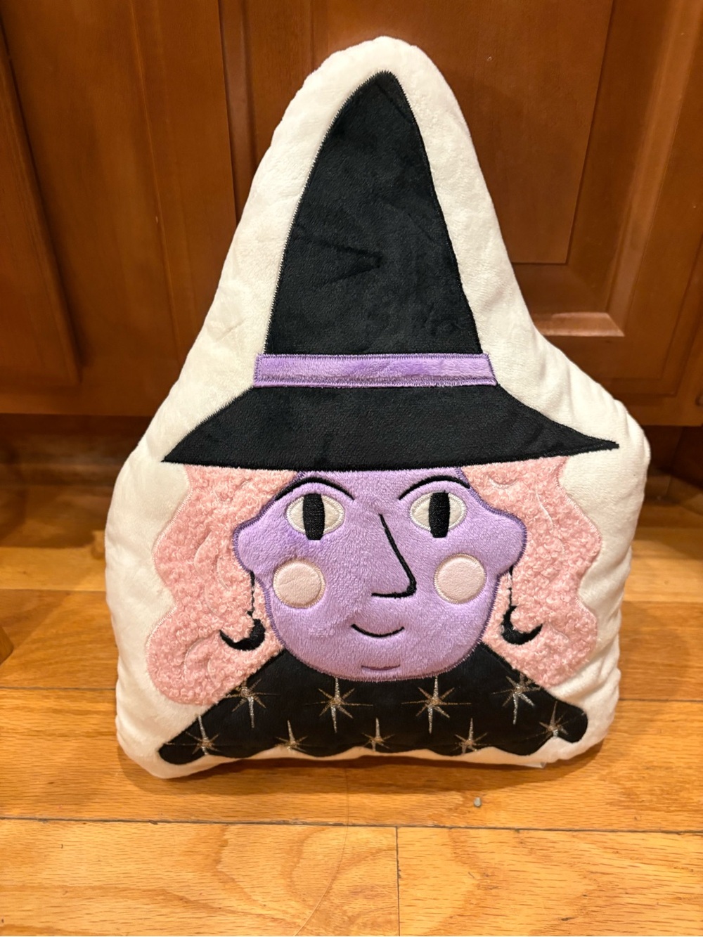 Purple Witch fun Pillow - Plush Witch Hat Accessory-Free gift with purchase!